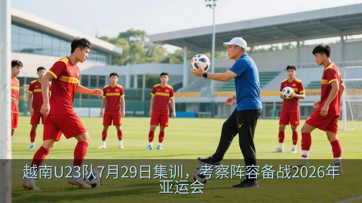越南U23队7月29日集训，考察阵容备战2026年亚运会