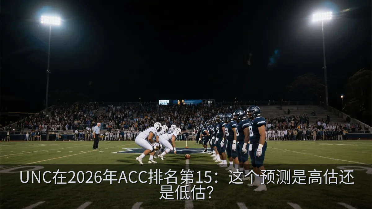 UNC在2026年ACC排名第15：这个预测是高估还是低估？